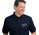 polo logo left chest