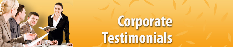 corp testimonials 